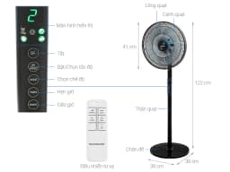 So sánh giá Quạt đứng Sunhouse 8 cánh SHD7346 60W - Tìm sản phẩm giá rẻ nhất - Ảnh 12