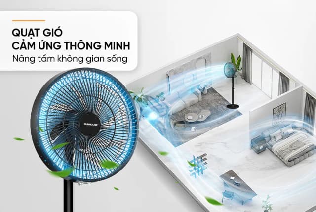 So sánh giá Quạt đứng Sunhouse 8 cánh SHD7346 60W rẻ nhất? - Ảnh 13