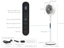 So sánh giá Quạt tuần hoàn Toshiba 7 cánh F-DSC50XVN(W) 24W - Tìm sản phẩm giá rẻ nhất - Ảnh 12