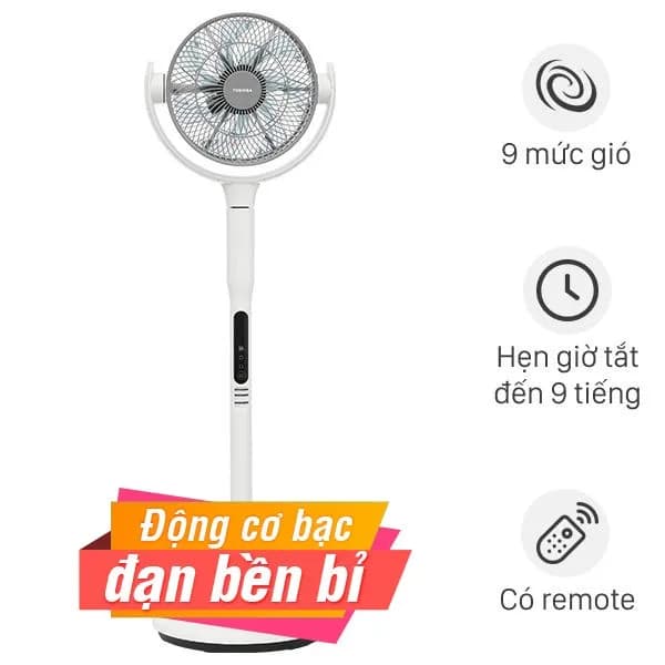 So sánh giá Quạt tuần hoàn Toshiba 7 cánh F-DSC50XVN(W) 24W - Tìm sản phẩm giá rẻ nhất - Ảnh 9