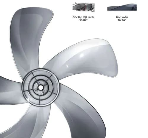 So sánh giá Quạt đứng Toshiba 5 cánh F-ASB50VN(W) 55W rẻ nhất? - Ảnh 16