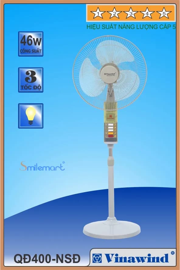 So sánh giá Quạt đứng Vinawind 3 cánh QĐM400ĐB-K 46W rẻ nhất? - Ảnh 14