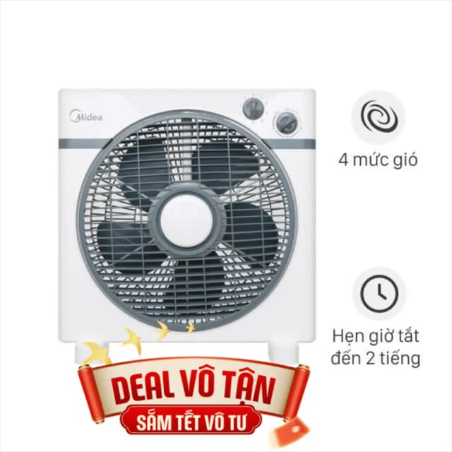So sánh giá Quạt hộp Midea 5 cánh KYT30-15A 40W rẻ nhất? - Ảnh 4