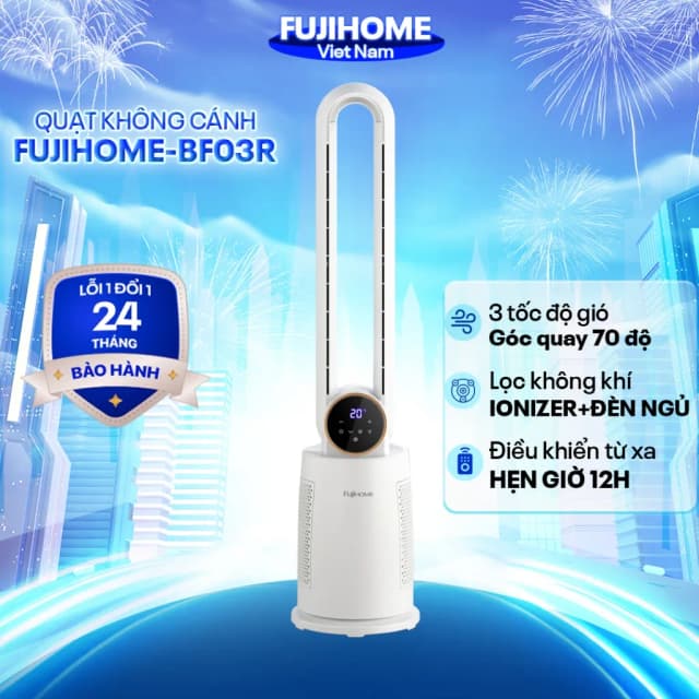 Top 1 so sánh giá Quạt không cánh FUJIHOME BF-03R 60W - Tìm sản phẩm giá rẻ nhất - Ảnh 16