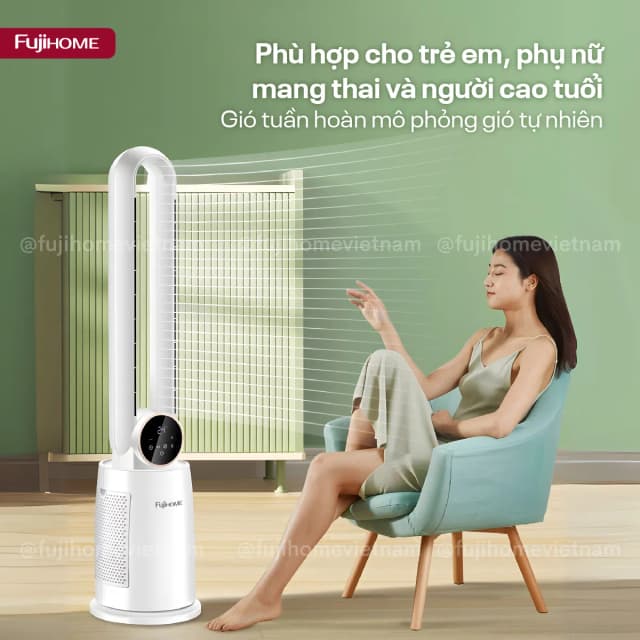 Top 1 so sánh giá Quạt không cánh FUJIHOME BF-03R 60W - Tìm sản phẩm giá rẻ nhất - Ảnh 4