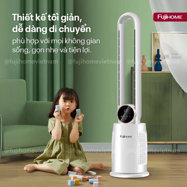Top 1 so sánh giá Quạt không cánh FUJIHOME BF-03R 60W - Tìm sản phẩm giá rẻ nhất - Ảnh 5