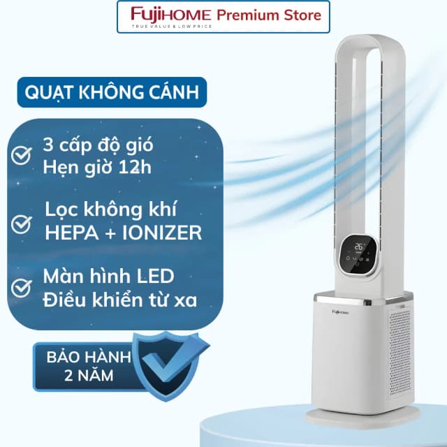 Top 1 so sánh giá Quạt không cánh FUJIHOME BF-05R-HEPA 65W - Tìm sản phẩm giá rẻ nhất - Ảnh 15