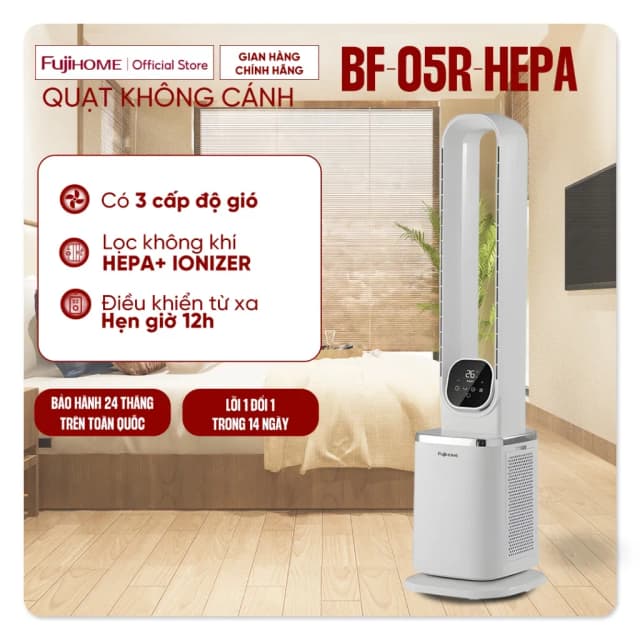 Top 1 so sánh giá Quạt không cánh FUJIHOME BF-05R-HEPA 65W - Tìm sản phẩm giá rẻ nhất - Ảnh 57