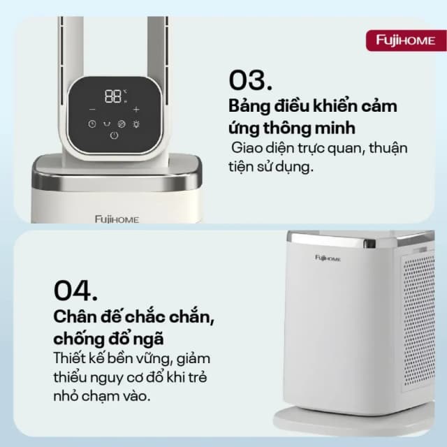 Top 1 so sánh giá Quạt không cánh FUJIHOME BF-05R-HEPA 65W - Tìm sản phẩm giá rẻ nhất - Ảnh 10