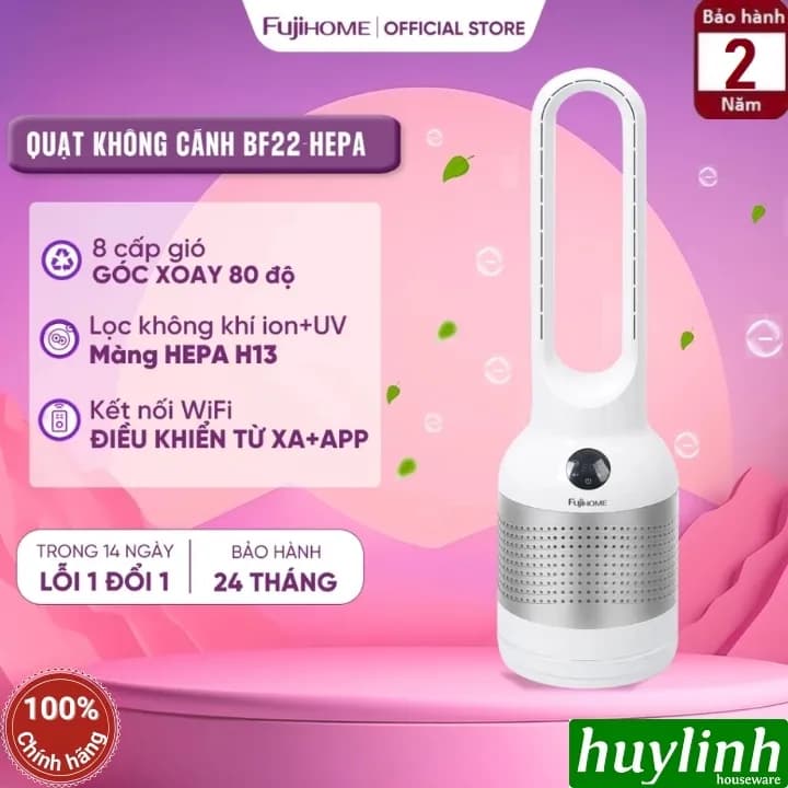 So sánh giá Quạt không cánh FUJIHOME BF22-HEPA 30W - Tìm sản phẩm giá rẻ nhất - Ảnh 12