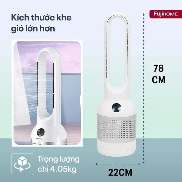 So sánh giá Quạt không cánh FUJIHOME BF22-HEPA 30W rẻ nhất? - Ảnh 15