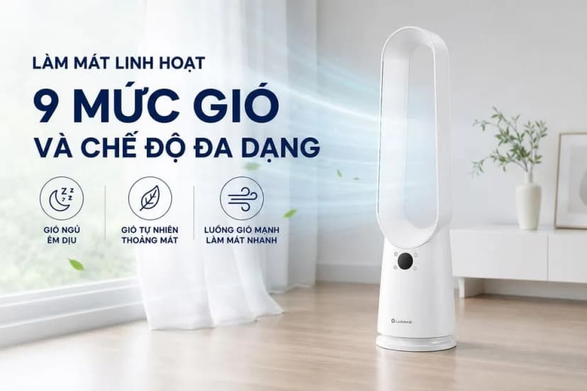 Quạt không cánh LUMIAS T09 35W - Giá rẻ nhất hôm nay - Ảnh 2