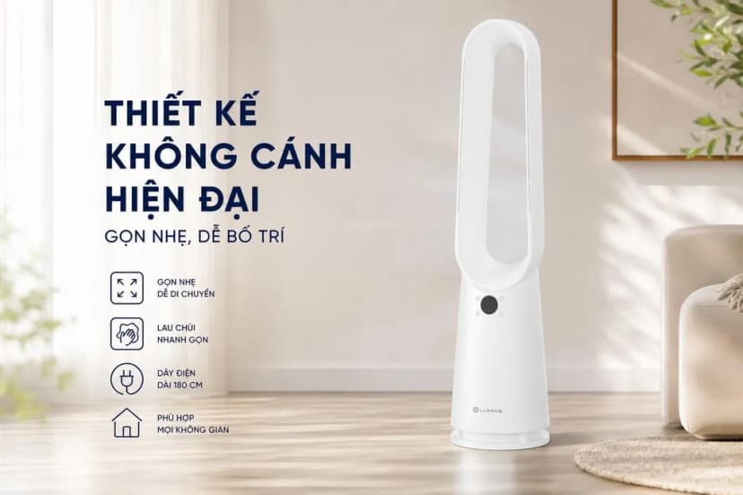 Quạt không cánh LUMIAS T09 35W - Giá rẻ nhất hôm nay - Ảnh 3