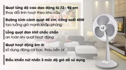 Quạt lửng Asia 3 cánh A16019-XV0 45W - Giá rẻ nhất hôm nay - Ảnh 7