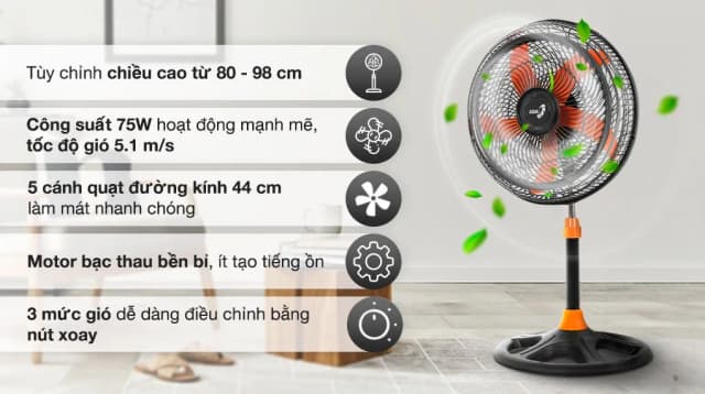 Top 1 so sánh giá Quạt lửng Asia VY628890 75W - Tìm sản phẩm giá rẻ nhất - Ảnh 3