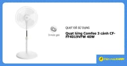 So sánh giá Quạt lửng Comfee 3 cánh CF-FF4019VFW 40W - Tìm sản phẩm giá rẻ nhất - Ảnh 6