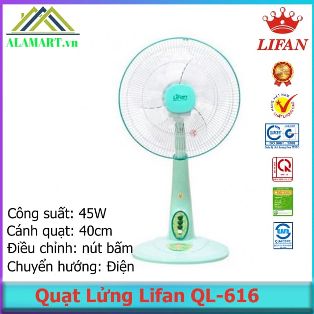 So sánh giá Quạt lửng Lifan 3 cánh QL-316 45W rẻ nhất? - Ảnh 9