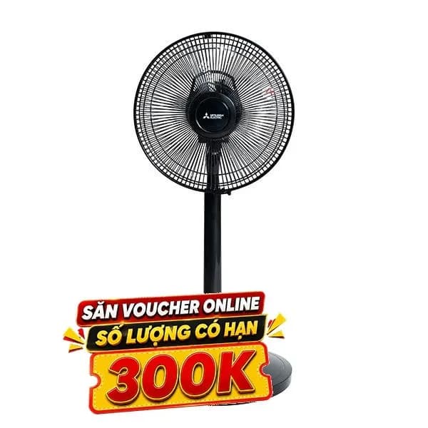 Quạt lửng Mitsubishi 5 cánh R12-HRC BK 36W - Ảnh 12