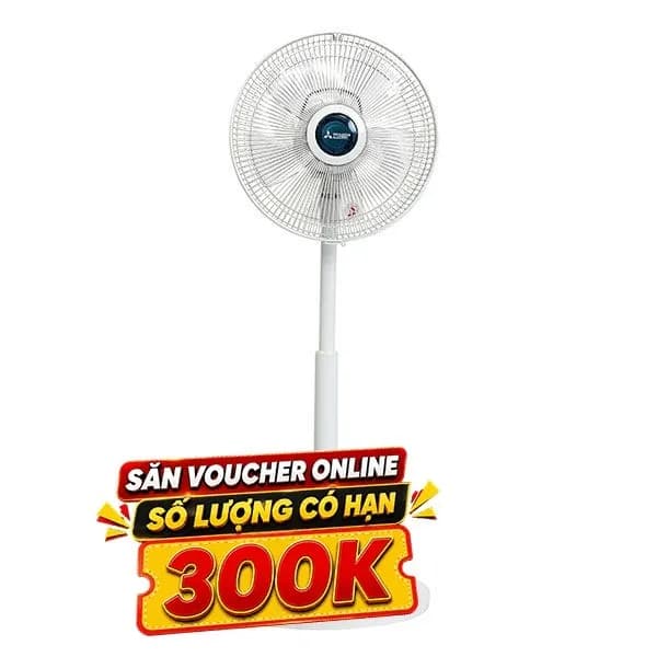 Quạt lửng Mitsubishi 5 cánh R12-HRC WH  36W - Ảnh 11