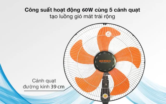 So sánh giá Quạt lửng Senko 5 cánh LTS1632 60W rẻ nhất? - Ảnh 16