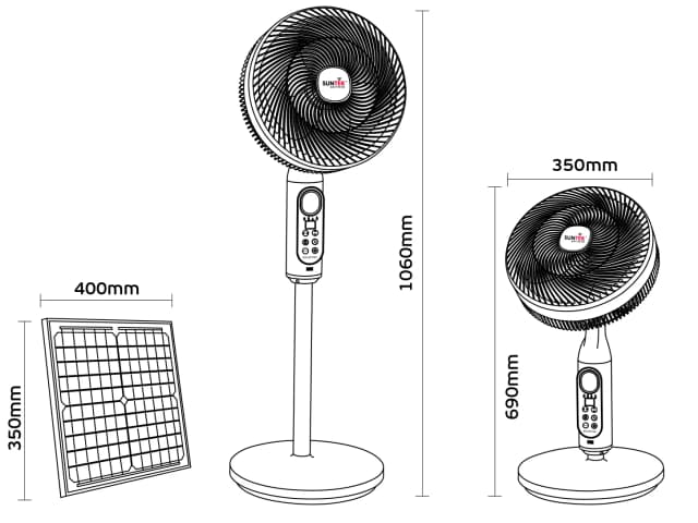 Top 1 so sánh giá Quạt năng lượng mặt trời Suntek 3 cánh SF-F8 30W - Tìm sản phẩm giá rẻ nhất - Ảnh 3