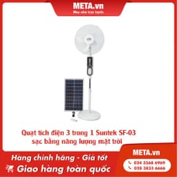 So sánh giá Quạt năng lượng mặt trời Suntek 3 cánh SF-F8 30W - Tìm sản phẩm giá rẻ nhất - Ảnh 9