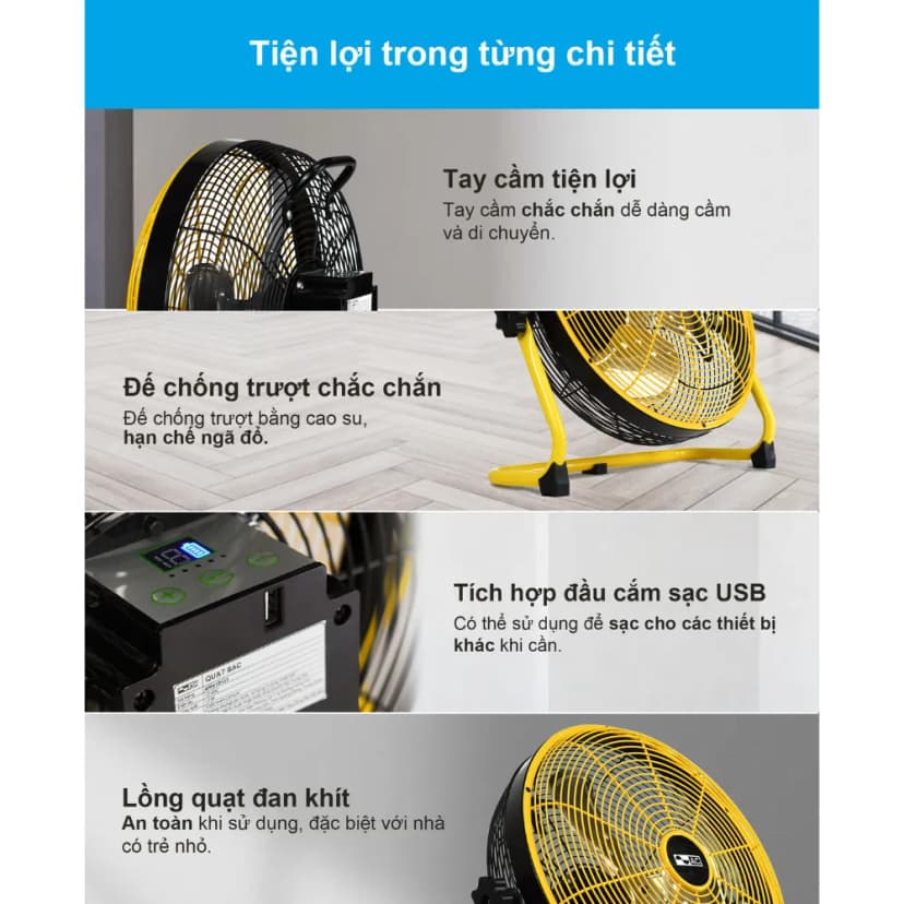 So sánh giá Quạt sạc điện AC 3 cánh ARF01D123 12W - Tìm sản phẩm giá rẻ nhất - Ảnh 18