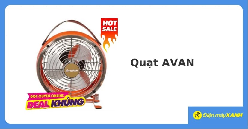 So sánh giá Quạt sạc điện AVAN 3 cánh AVF-C30DC 15W - Tìm sản phẩm giá rẻ nhất - Ảnh 18