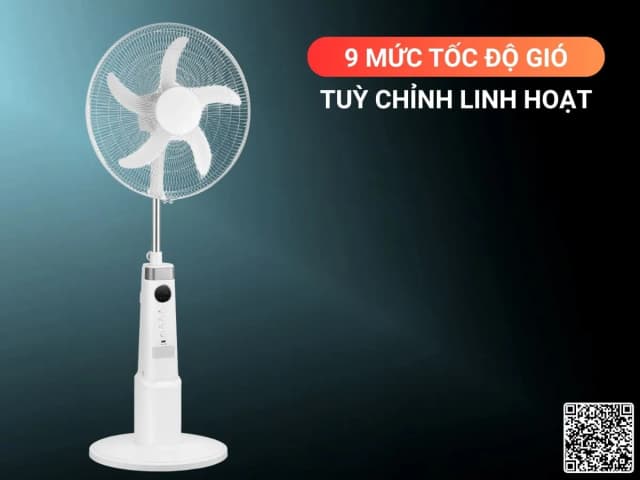 So sánh giá Quạt sạc điện Midea 5 cánh MFS180D0BPW 30W rẻ nhất? - Ảnh 14
