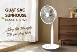 So sánh giá Quạt sạc điện Sunhouse 5 cánh SHD7221 15W - Tìm sản phẩm giá rẻ nhất - Ảnh 11