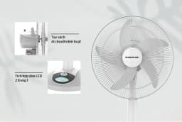 So sánh giá Quạt sạc điện Sunhouse 5 cánh SHD7221 15W - Tìm sản phẩm giá rẻ nhất - Ảnh 15