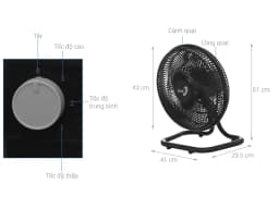 So sánh giá Quạt sàn Asia 5 cánh VY616090 55W - Tìm sản phẩm giá rẻ nhất - Ảnh 14