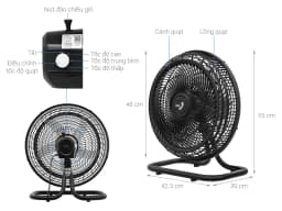 So sánh giá Quạt sàn Asia 5 cánh VY616990 55W - Tìm sản phẩm giá rẻ nhất - Ảnh 4