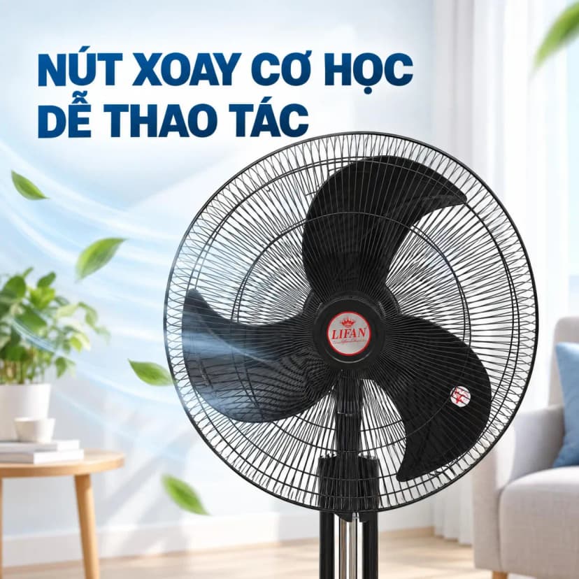 Quạt sàn Lifan 3 cánh S-20CN(CQ) 130W - Giá rẻ nhất hôm nay - Ảnh 4