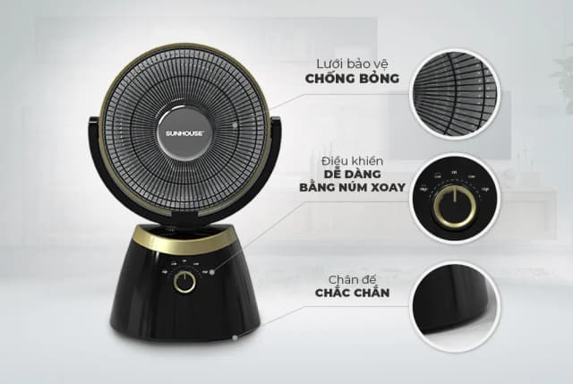 So sánh giá Quạt sưởi carbon Sunhouse SHD7008 Trắng rẻ nhất? - Ảnh 17