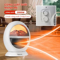 So sánh giá Quạt sưởi để bàn FUJIHOME FH09 - Tìm sản phẩm giá rẻ nhất - Ảnh 2