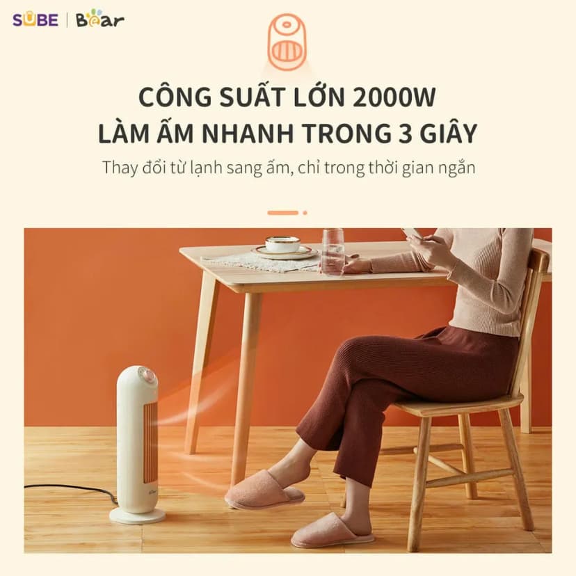 So sánh giá Quạt sưởi gốm Bear SH-4H20Z - Tìm sản phẩm giá rẻ nhất - Ảnh 13