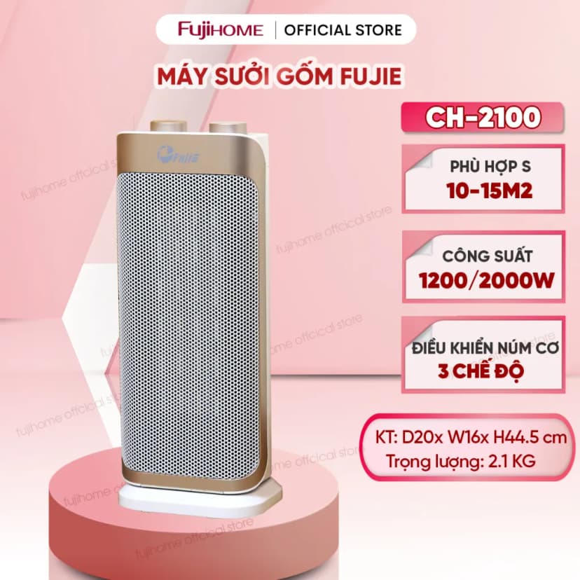 So sánh giá Quạt sưởi gốm ceramic FUJIHOME FH2000M - Tìm sản phẩm giá rẻ nhất - Ảnh 13