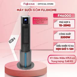 So sánh giá Quạt sưởi gốm ceramic FUJIHOME FH2000M - Tìm sản phẩm giá rẻ nhất - Ảnh 15