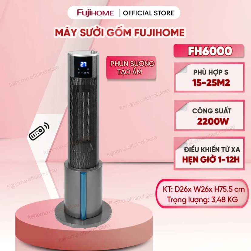 So sánh giá Quạt sưởi gốm ceramic FUJIHOME FH2000M - Tìm sản phẩm giá rẻ nhất - Ảnh 15