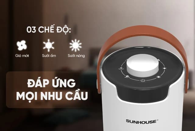 So sánh giá Quạt sưởi gốm Sunhouse SHD7060W rẻ nhất? - Ảnh 3