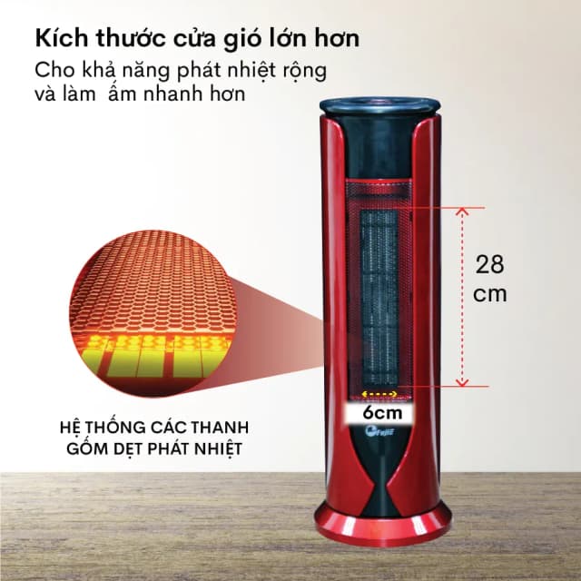 So sánh giá Quạt sưởi gốm FujiE CH-1600 rẻ nhất? - Ảnh 2