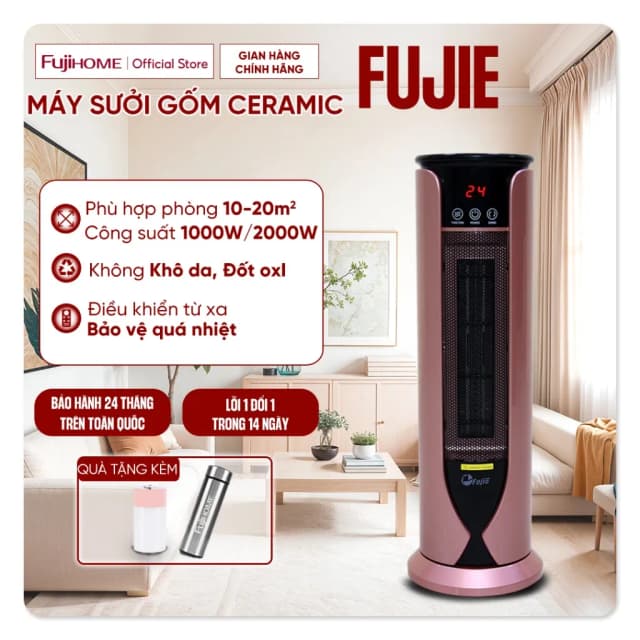 Top 1 so sánh giá Quạt sưởi gốm FujiE CH-1600RM - Tìm sản phẩm giá rẻ nhất - Ảnh 11