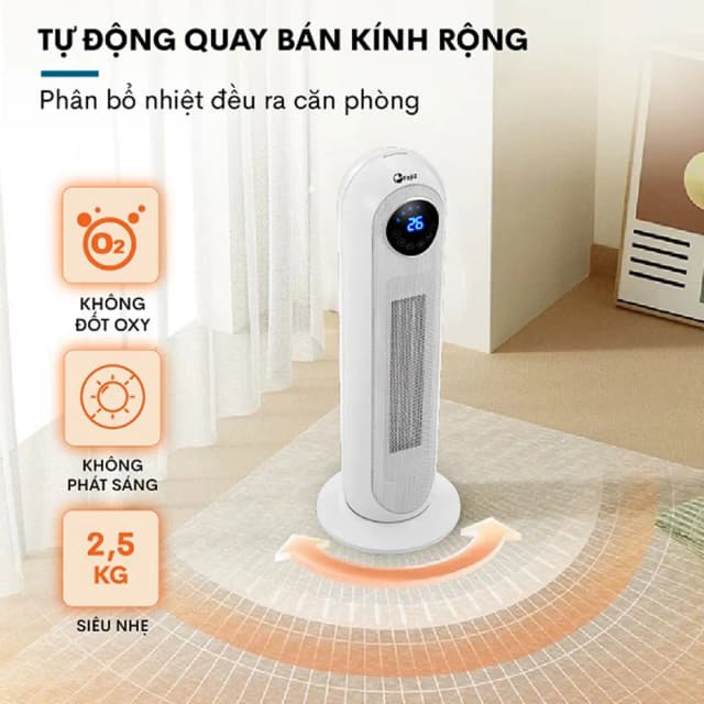So sánh giá Quạt sưởi gốm FUJIE CH-2300 rẻ nhất? - Ảnh 3