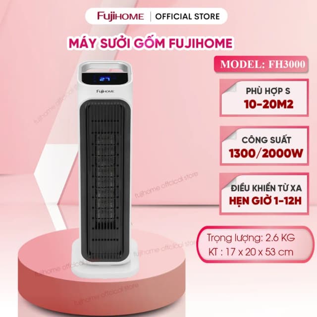 So sánh giá Quạt sưởi gốm FUJIHOME FH1000 rẻ nhất? - Ảnh 20
