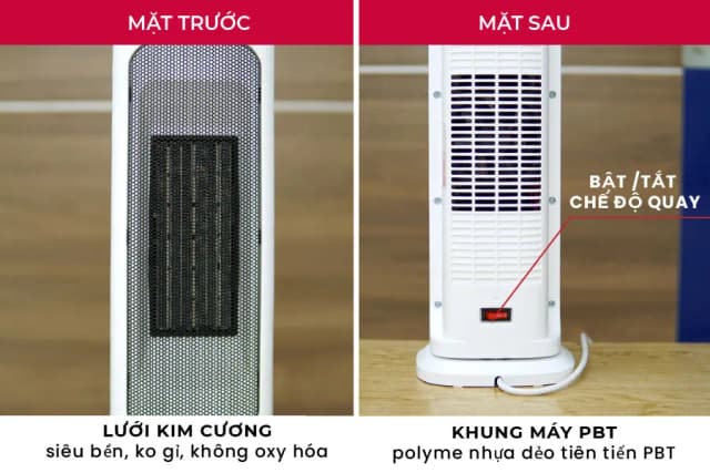 So sánh giá Quạt sưởi gốm FUJIHOME FH1000 rẻ nhất? - Ảnh 4