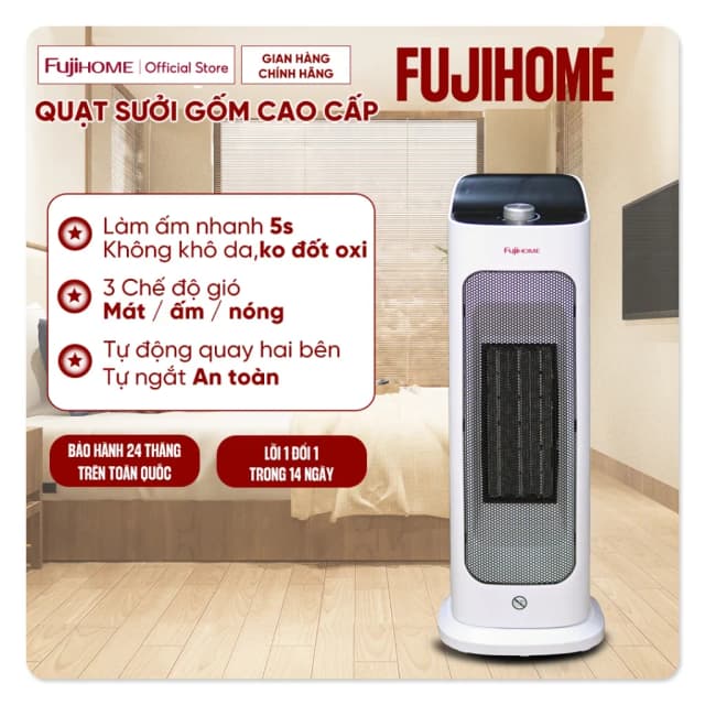 So sánh giá Quạt sưởi gốm FUJIHOME FH1000 rẻ nhất? - Ảnh 7