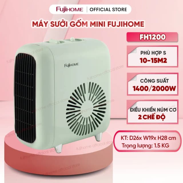 So sánh giá Quạt sưởi gốm FUJIHOME FH1000 rẻ nhất? - Ảnh 8