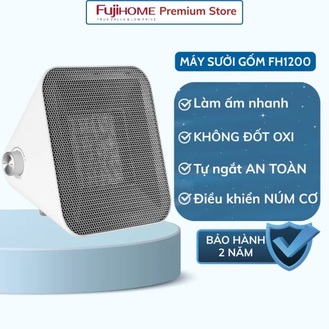 Quạt sưởi gốm FUJIHOME FH1100 - Ảnh 12