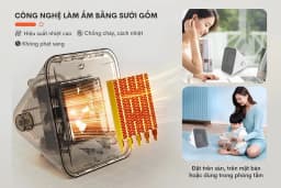 Quạt sưởi gốm FUJIHOME FH1100 - Giá rẻ nhất hôm nay - Ảnh 20